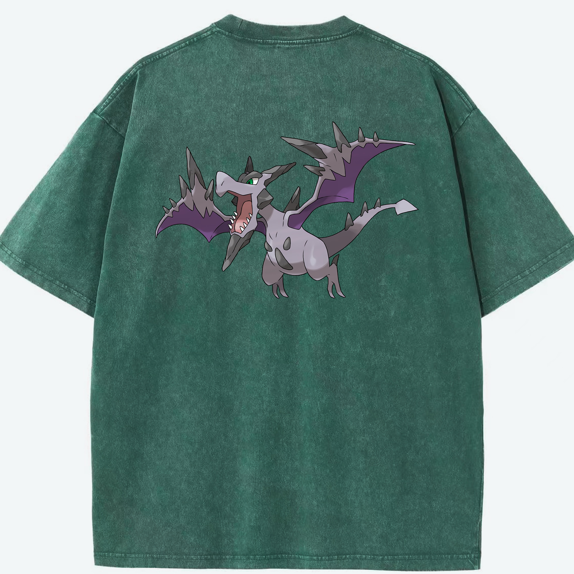 （画像用） ポケットモンスター Pokémon 綿100% ヴィンテージ風 半袖Tシャツ（背面プリント）